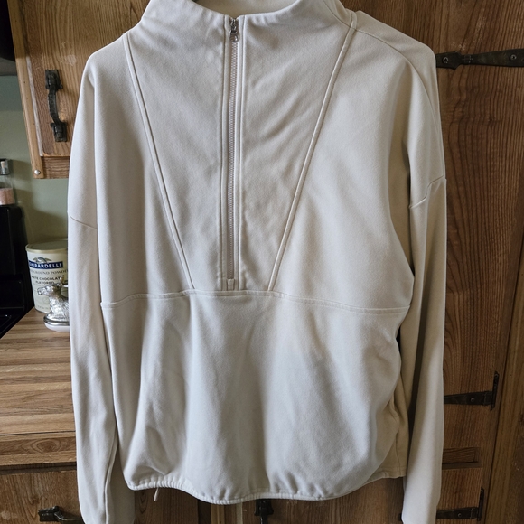 Varley Sweaters - Varley Off-White Quarter-Zip Top